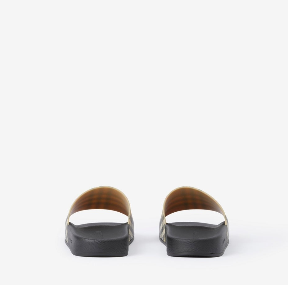 Burberry Furley Check Slides