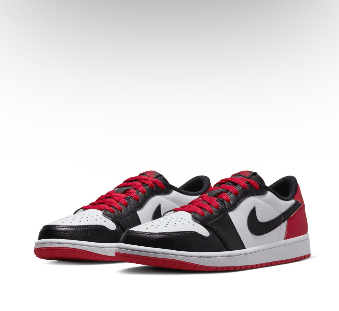 Nike Air Jordan 1 Retro Low OG "Black Toe"