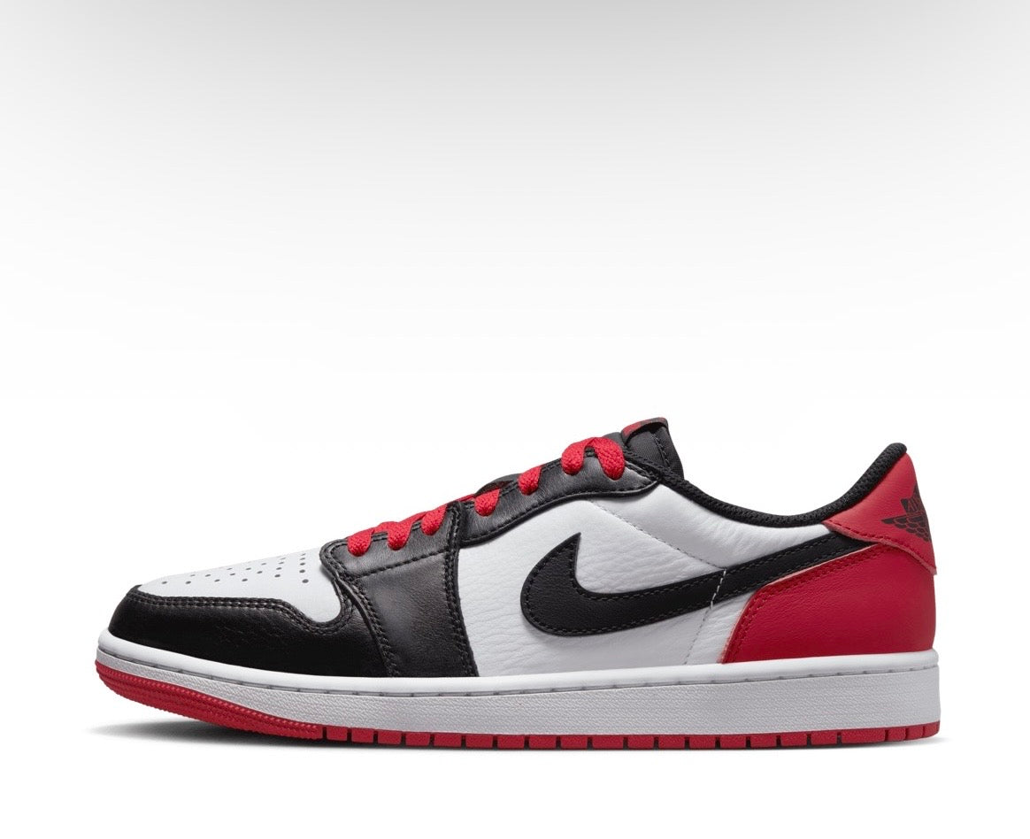 Nike Air Jordan 1 Retro Low OG "Black Toe"