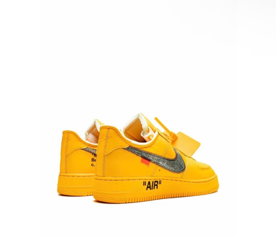 Nike Air Force 1 Low x Off-White ICA University Gold