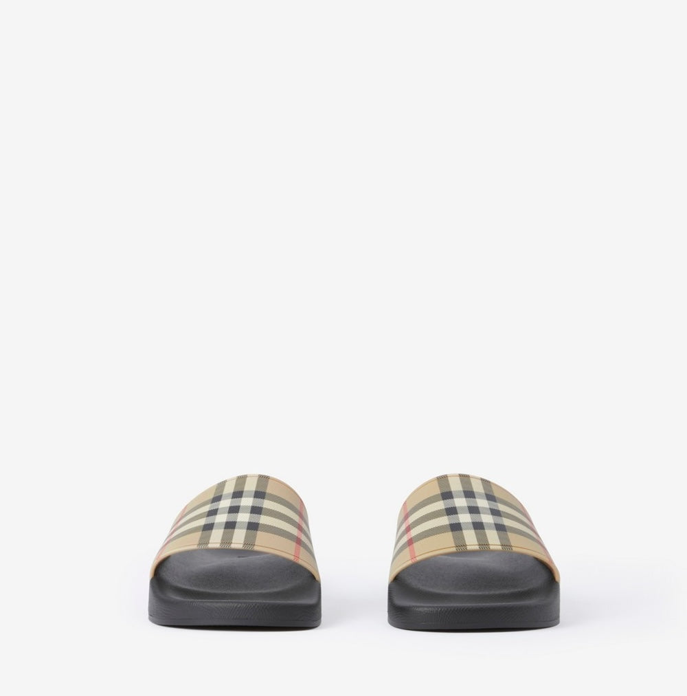 Burberry Furley Check Slides